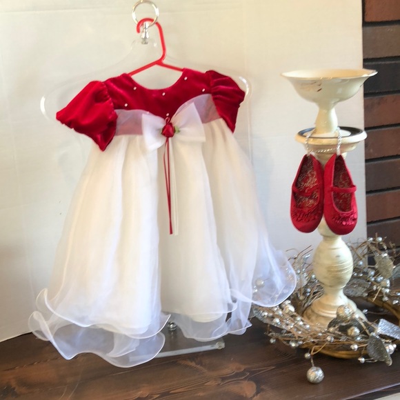 Rare Editions Other - Rate Edition Dress & Matching Shoes 2T, 0 shoes